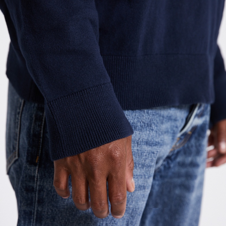 Fine-knit sweater "Ruben" Navy